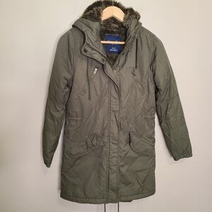 American Eagle Army Green Parka